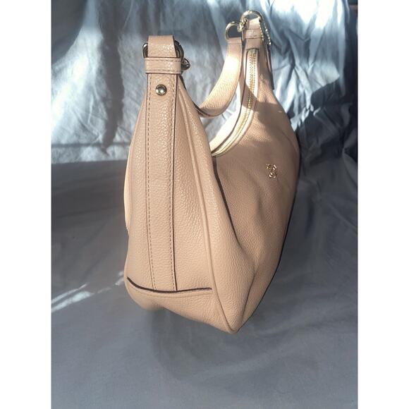 Coach Baguette Handbag Convertible Nude/Light Pink Leather - Picture 4 of 8